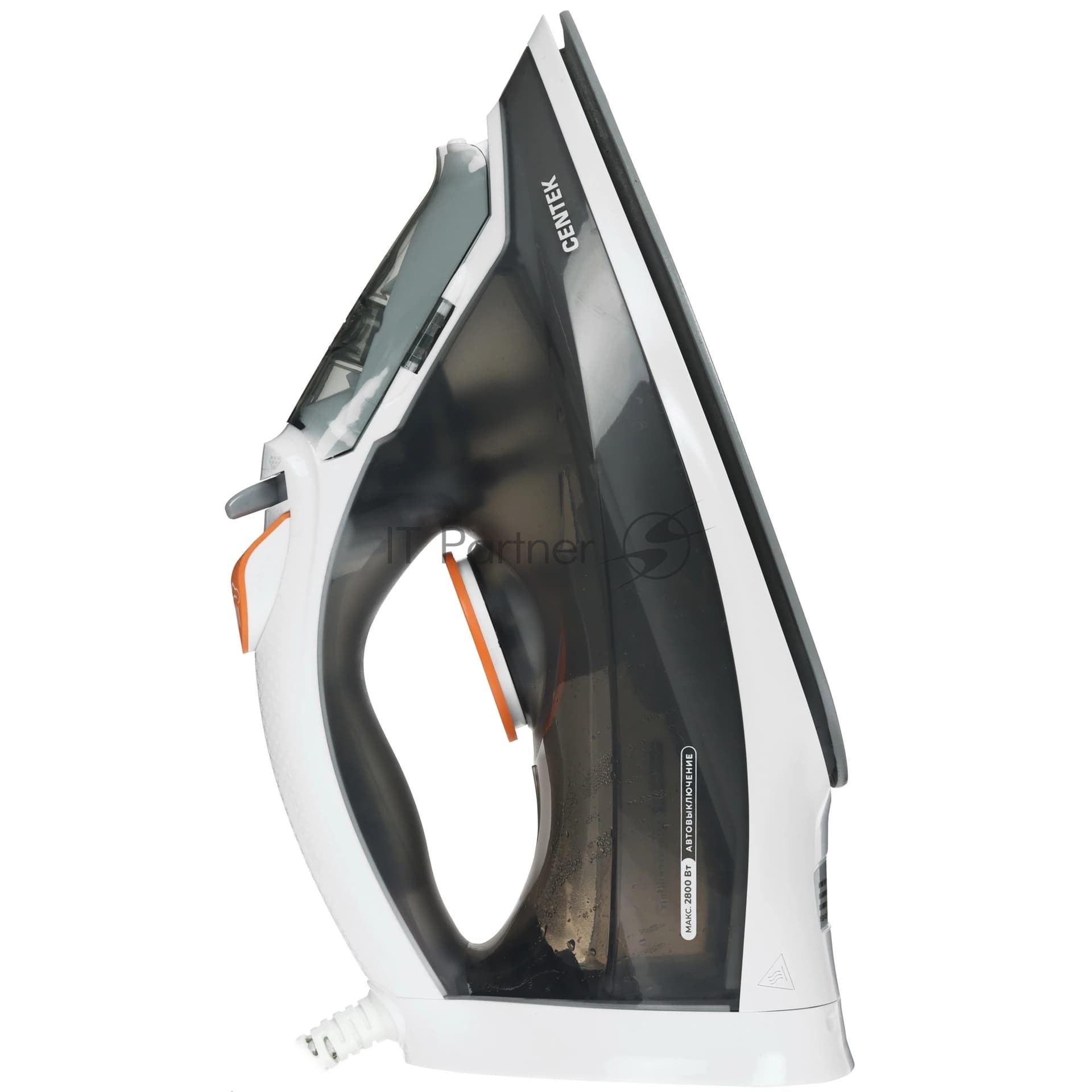Утюг Centek CT-3301 белый/серый, 2800 Вт, 50 г/мин, 190 г/мин, 600 мл