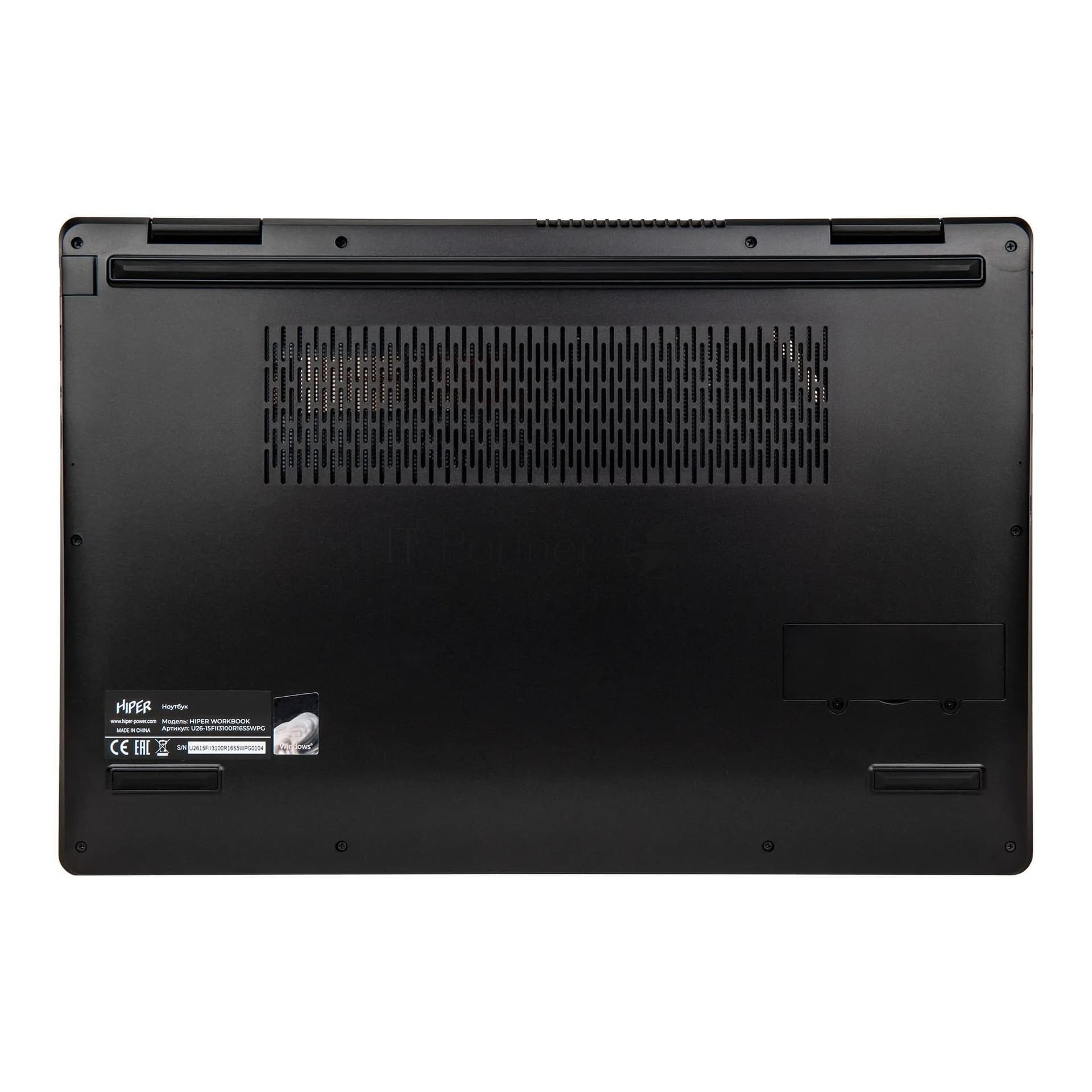 Ноутбук Hiper Workbook U26 серый U26-15FII3123R8S2WPG 15.6" FHD i3 1215U/8Gb/256SSDGb/Win 11Pro