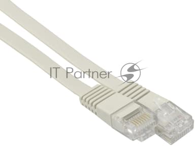 Патч-корд Buro cat.5e molded 2м серый RJ-45 (m)-RJ-45 (m)