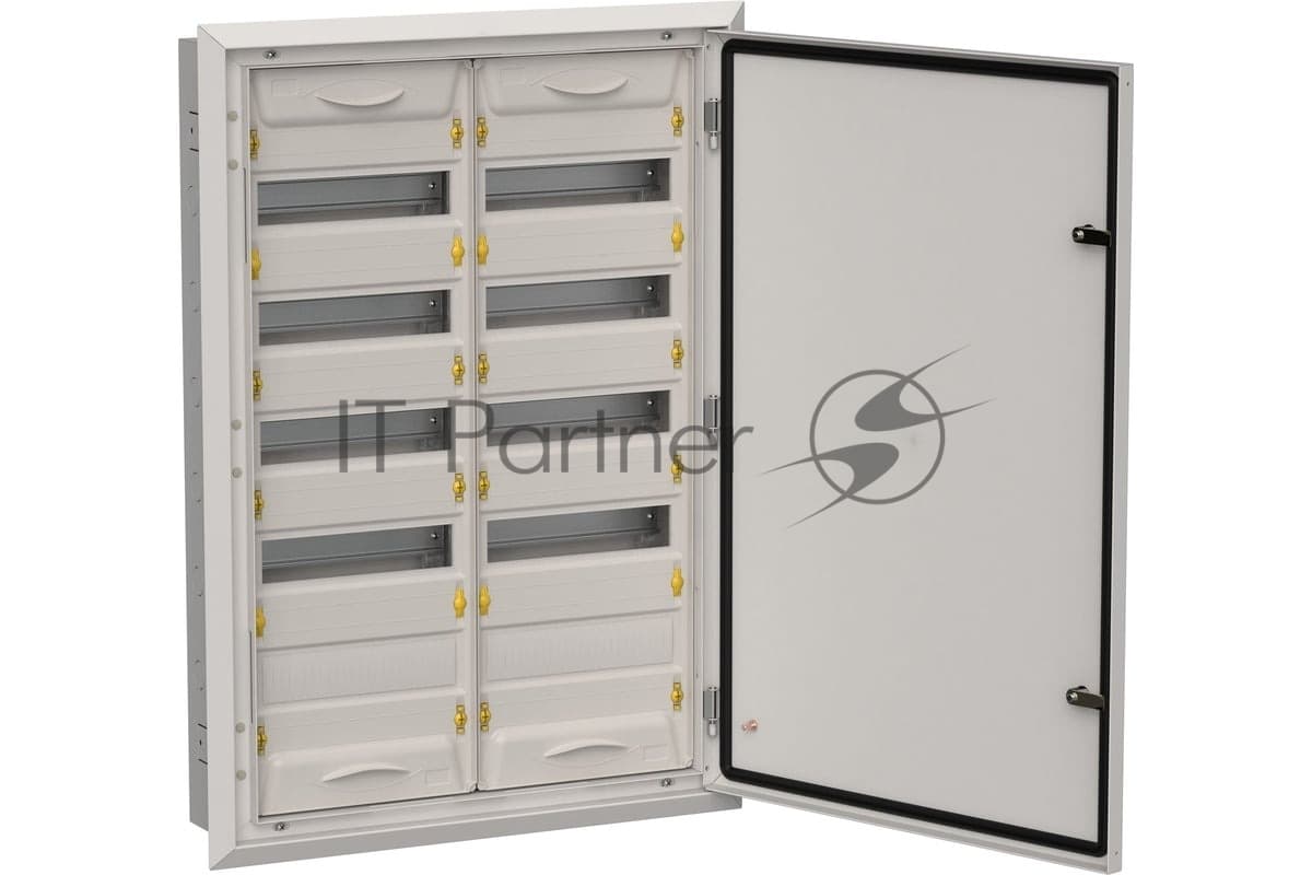 Корпус металлический IEK TITAN 5 ЩРв-120 (2х60) 880х625х130мм IP31 серый (одна дверь)