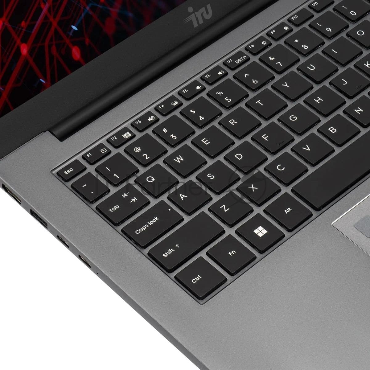 Ноутбук IRU Planio 15INP N-series N100 8Gb SSD 256Gb Intel UHD Graphics 15.6" IPS FHD (1920x1080) Windows 11 Professional grey WiFi BT Cam 5000mAh
