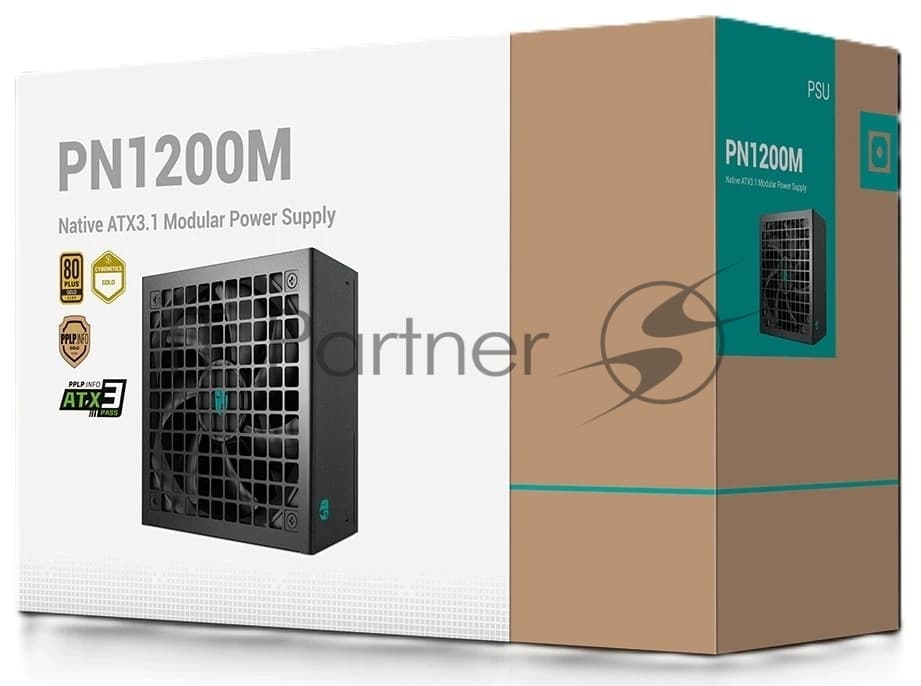 Блок питания Deepcool/GamerStorm PN1200M, 1200Вт, 80 PLUS Gold, 135мм, модульный, черный