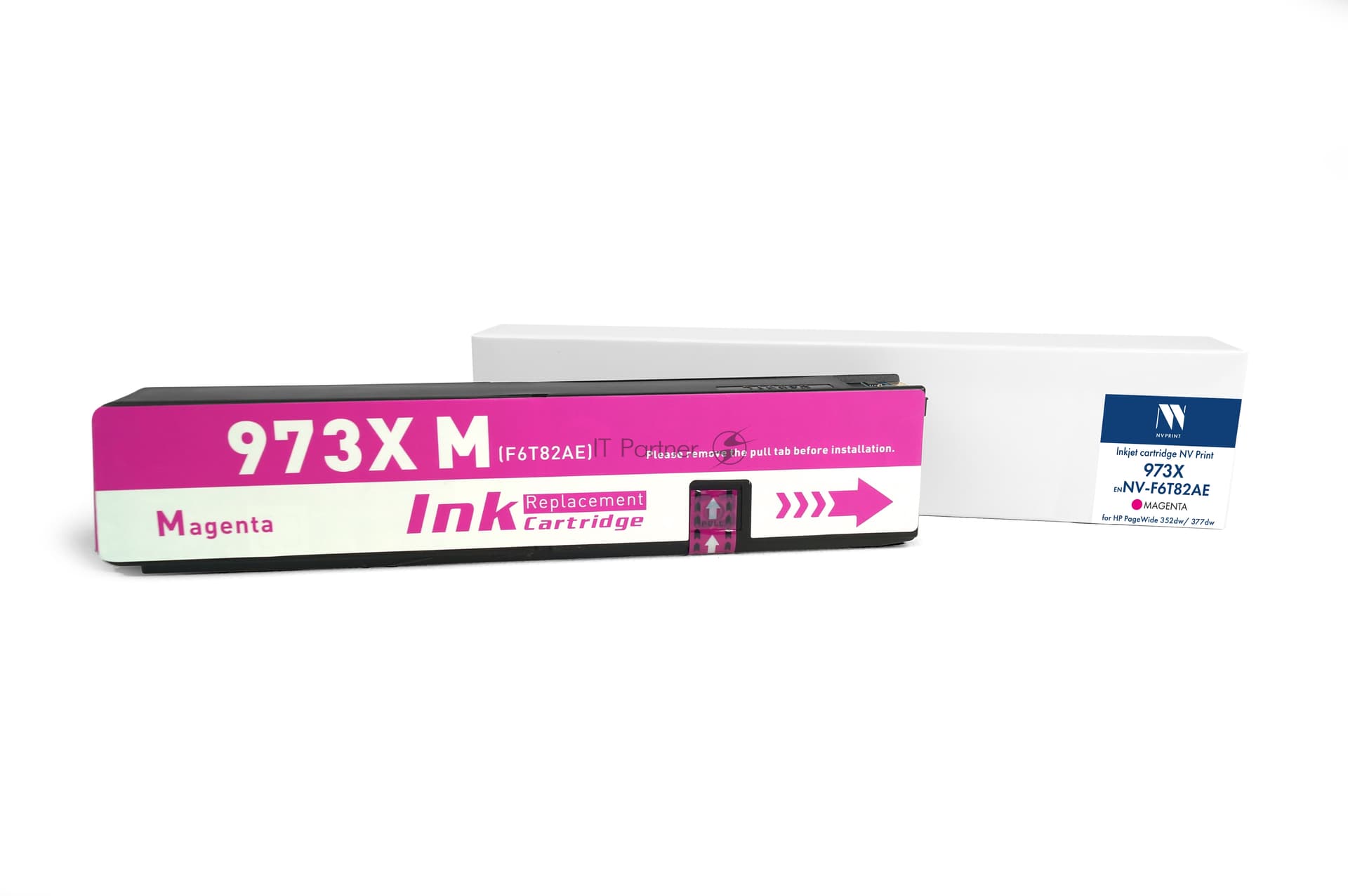 -/ Струйный картридж NV Print 973X (NV-F6T82AE ) Magenta для HP PageWide 352dw/377dw/Pro 452d/477/552/577/Managed P55250dw/ P57750dw (7000 стр) совместимый