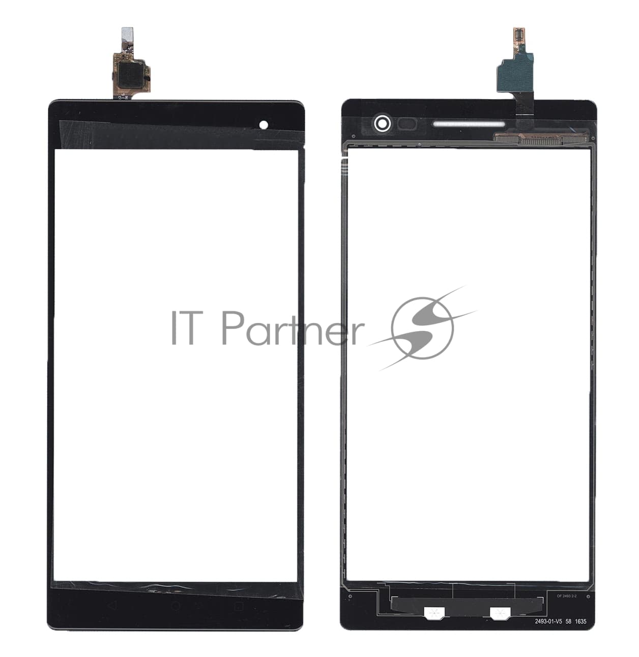 Сенсорное стекло (тачскрин) для Lenovo Phab 2 черное