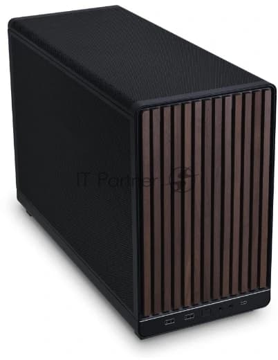 Корпус Lian Li A3-mATX Wood Black, Micro-Tower, чёрный