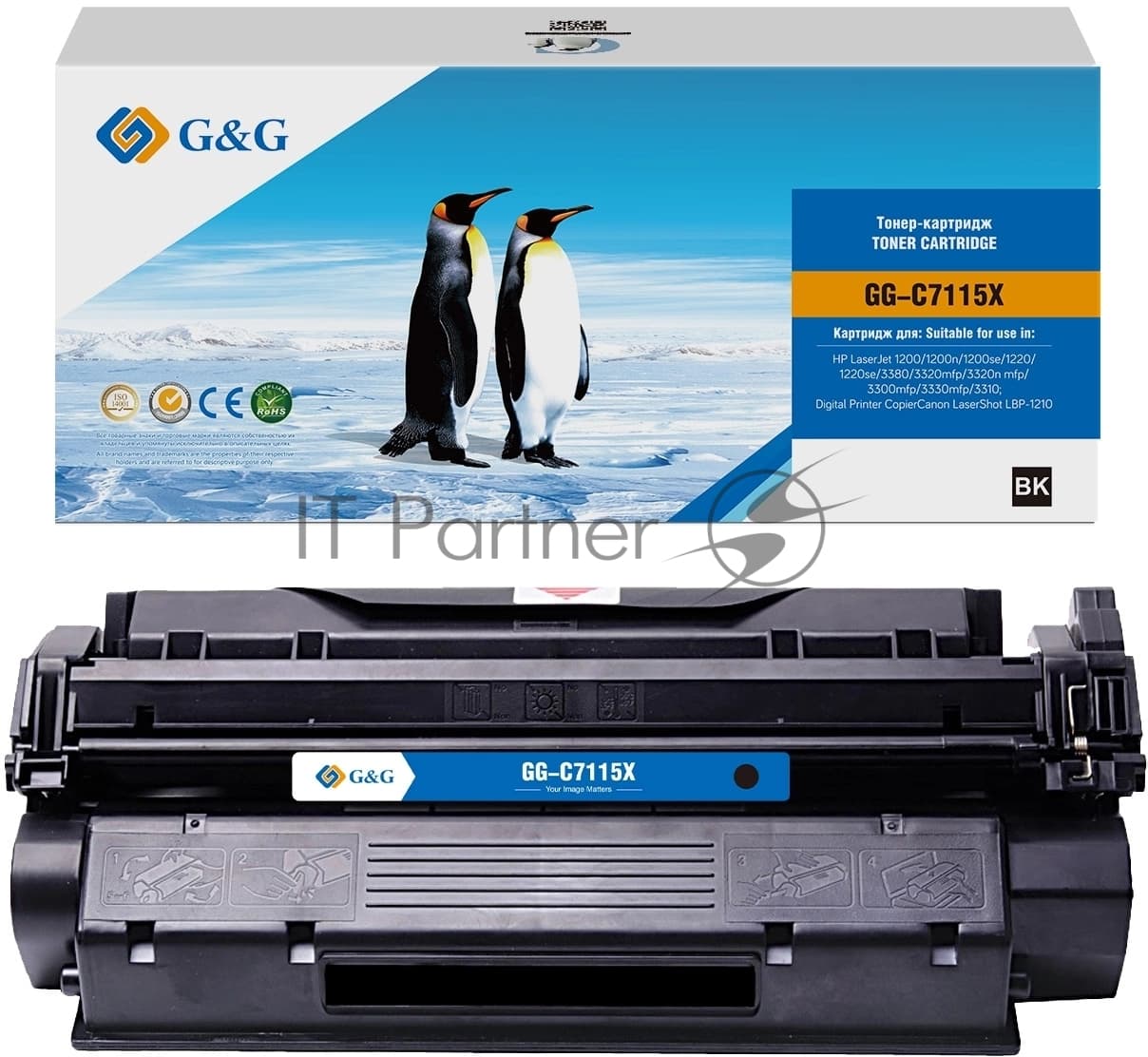 Картридж G&G GG-C7115X Black