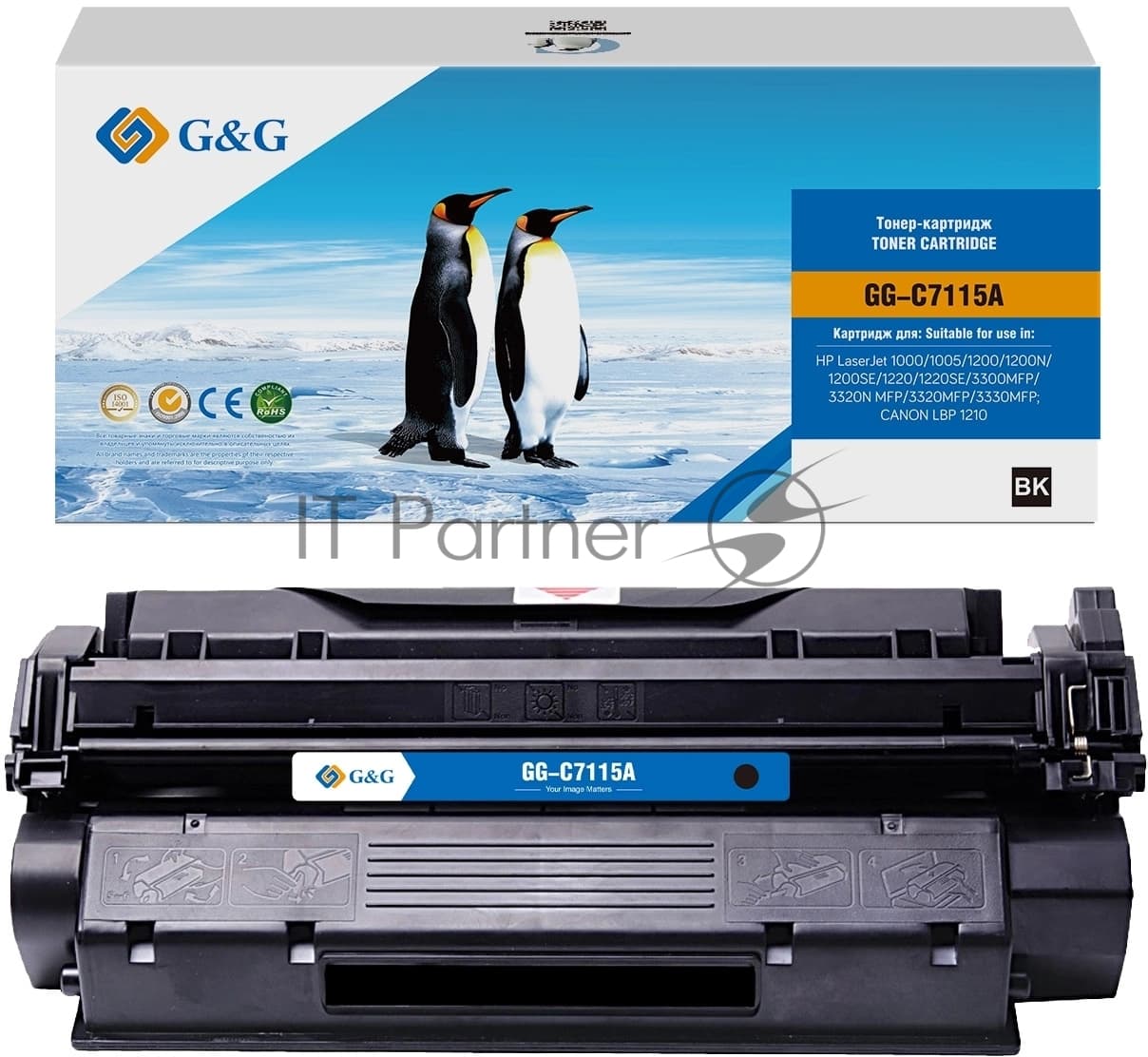 Картридж G&G GG-C7115A Black