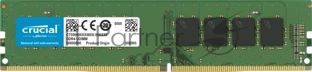 Оперативная память Crucial, DDR4, 16GB (1x16 GB), 3200 MHz, CL22, DIMM, OEM