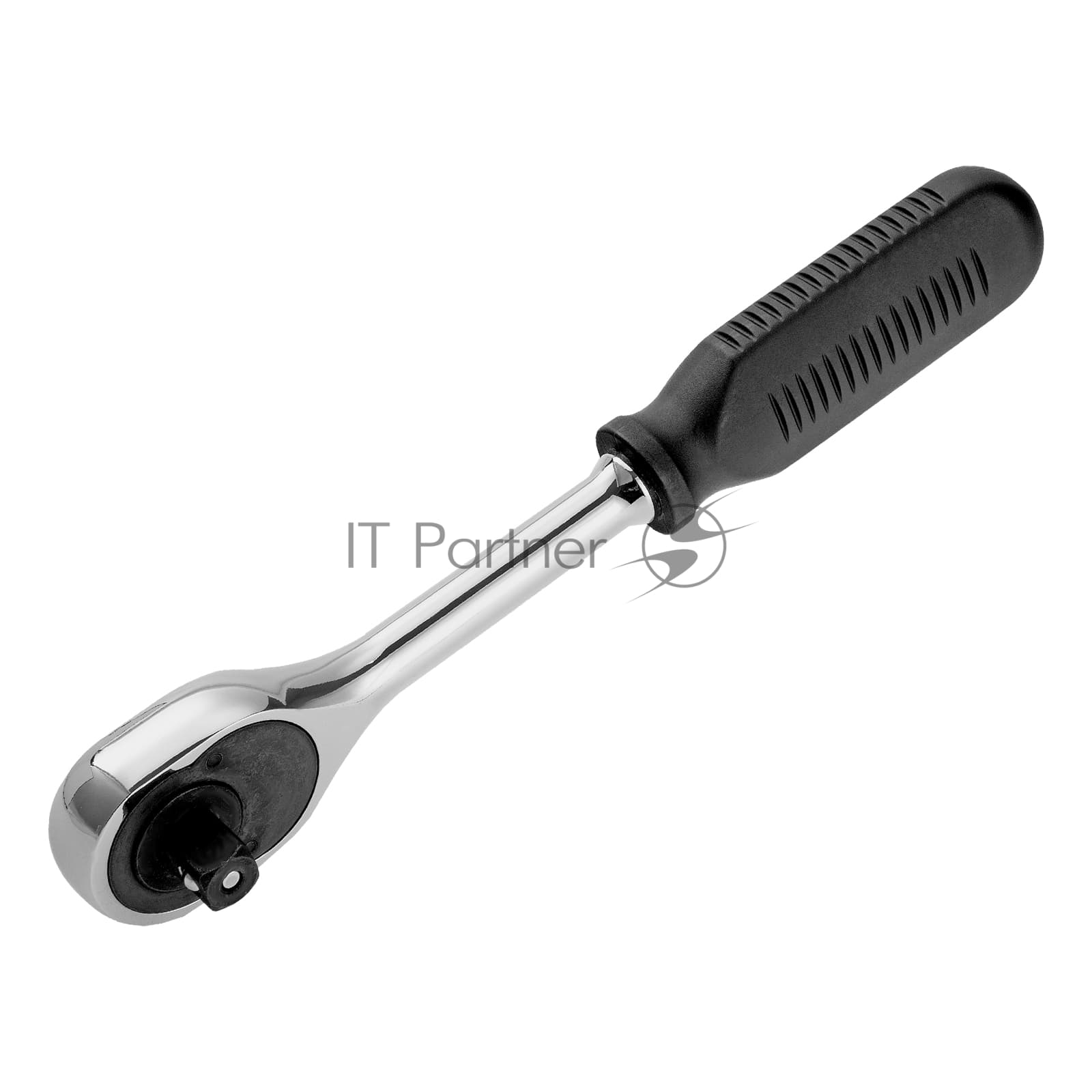 Ключ-трещотка Сибртех 1/2", 45 зубьев, с быстрым сбросом, CrV, хром
