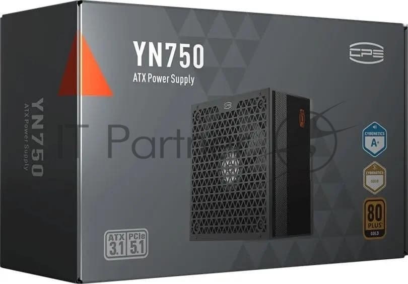 Блок питания PcCooler P5-YN750-G1F ATX 750W 80+ gold (20+4pin) APFC 135мм fan 6xSATA Cab Manag RTL
