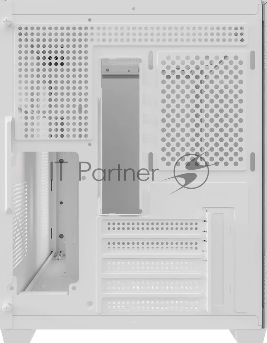 Компьютерный корпус Accord ACC-ZMS03W белый без БП mATX 3x120мм 1xUSB2.0 1xUSB3.0 1xUSB3.1 audio