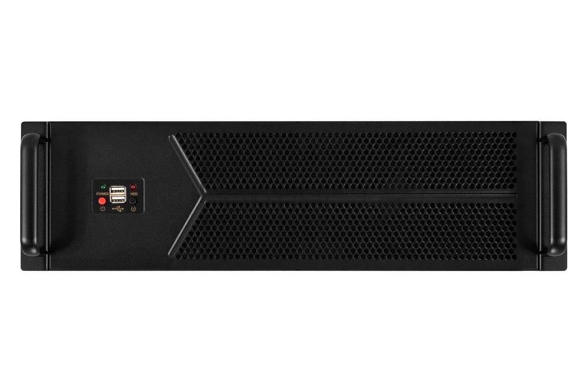 Серверный корпус ExeGate Pro 3U450-12 (RM 19", высота 3U, глубина 450, БП 1U-700ADS, 2хUSB)