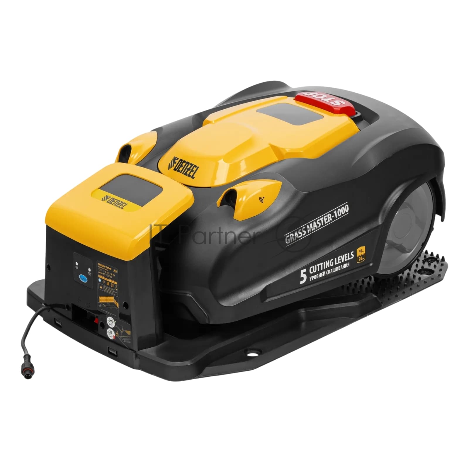 Газонокосилка робот Denzel Grass Master 1000, 2 Ач