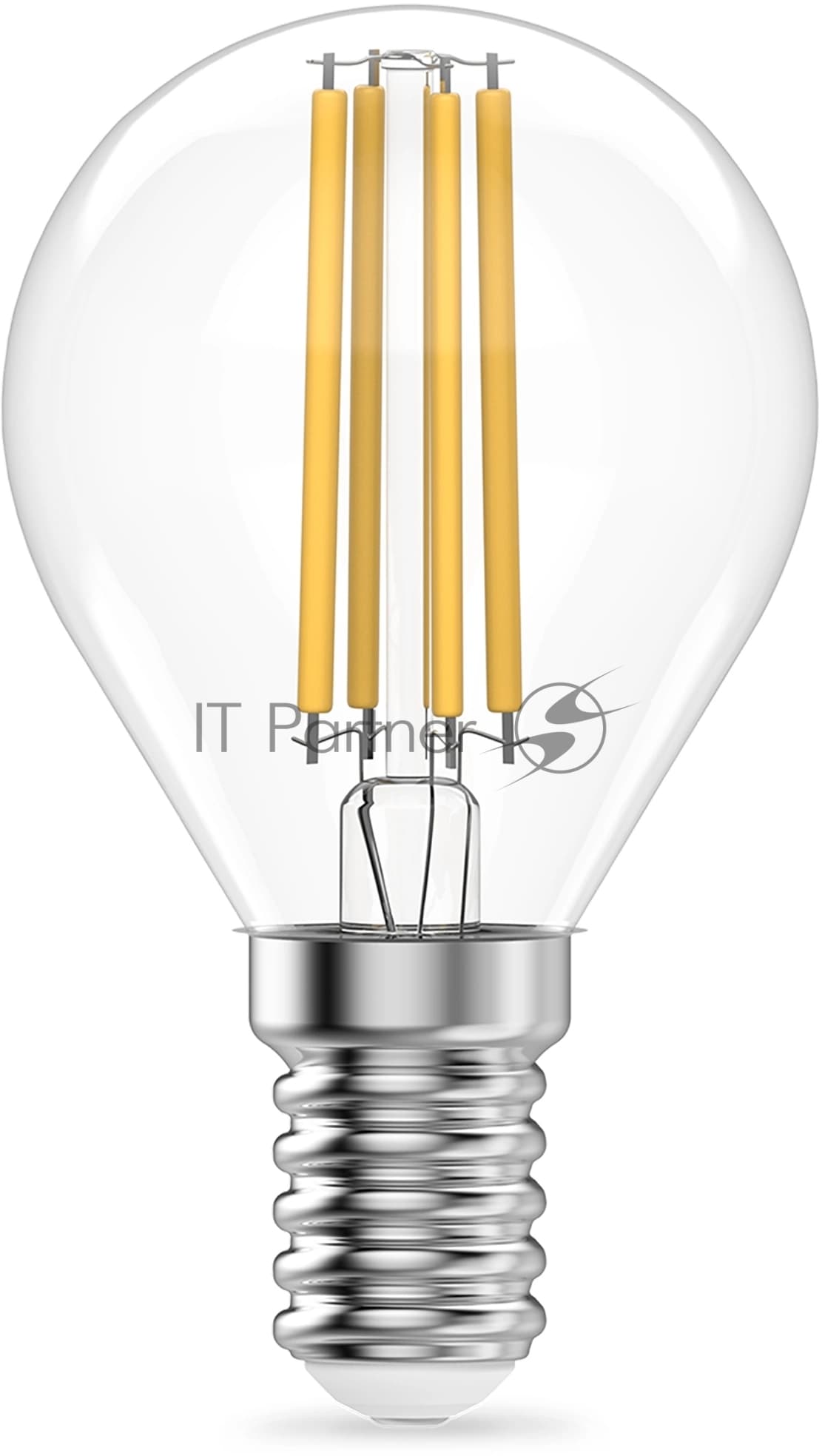 Лампа светодиодная филаментная Gauss Filament 10Вт цок.: E14 шар св. свеч. бел. нейт. (упак.: 10 шт)
