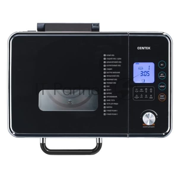 Хлебопечка Centek CT-1416 сталь, 600 Вт