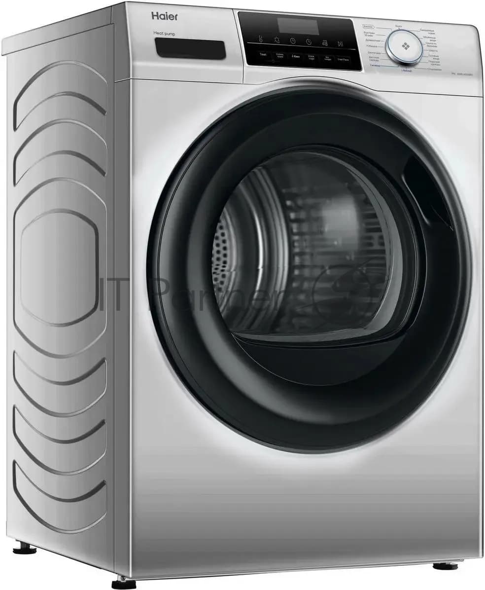 Сушильная машина Haier HD90-A2929BS серый, 9 кг, сушка - конденсационная, программ - 15, 59.5 x 84.5 x 60 см