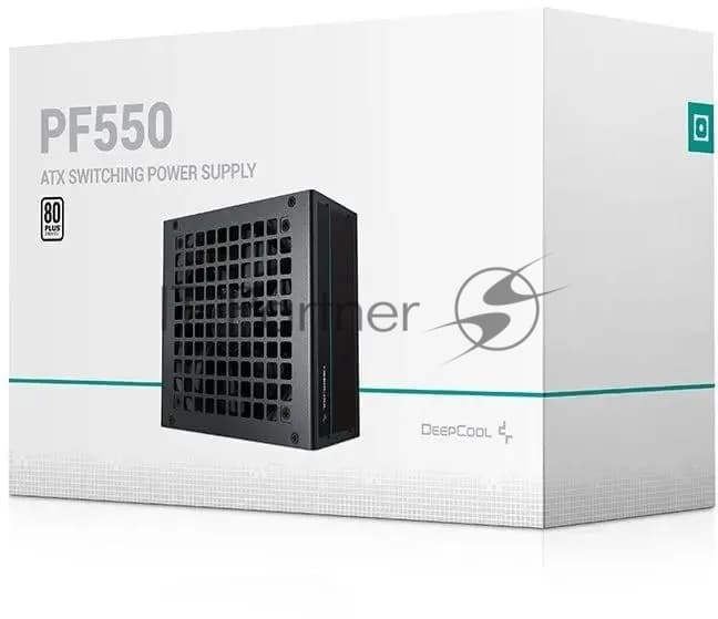 Блок питания Deepcool ATX 550W PF550 V2 80 PLUS WHITE (20+4pin) APFC 120mm fan 6xSATA RTL
