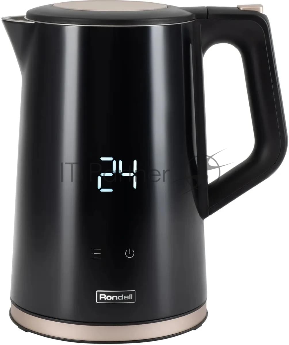 Чайник электрический Rondell RDE-1007 (MC) 1.7 л, 2200 Вт, черный