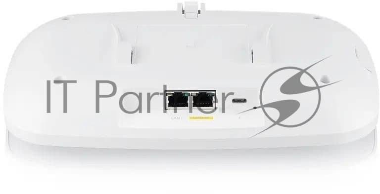Точка доступа/ Точка доступа Zyxel NebulaFlex NWA210BE, Wi-Fi 7 (BE12300), MU-MIMO 4x4+2x2, 2xLAN 2.5GE, без БП