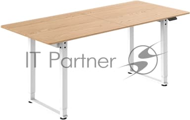 Стол офисный Defender Tempus дуб, 180x80, высота 72-117 см