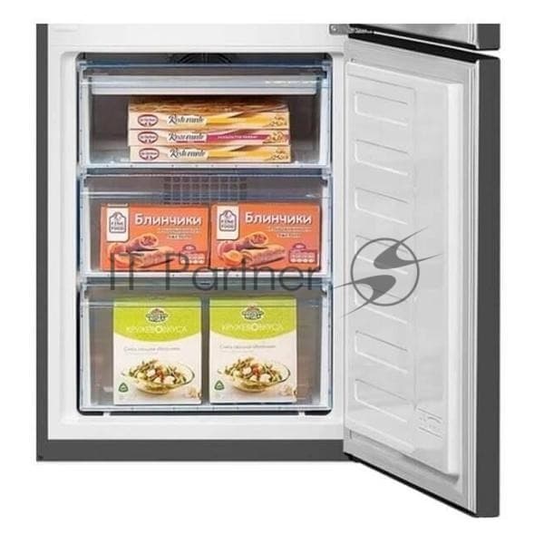 Холодильник Beko B1RCNK272G серый, двухкамерный 163/76л морозилка снизу, No Frost