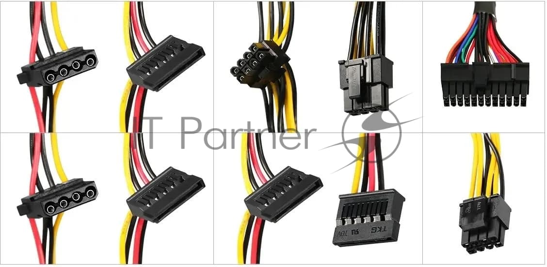Блок питания KingPrice ATX 650W KPPSU650 (20+4pin) 120мм fan 4xSATA