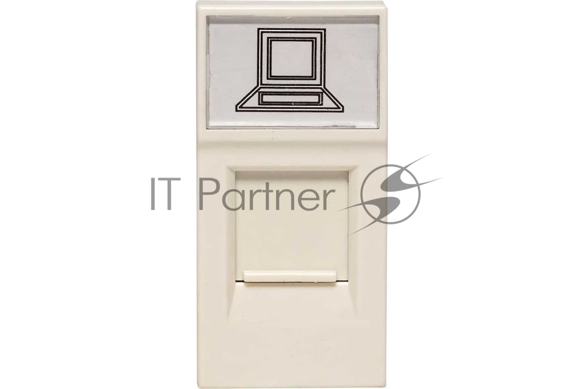 Розетка компьютерная RJ45 EKF PROxima, категории 5e (ширина 1 модуль) E1MK015E-135-10