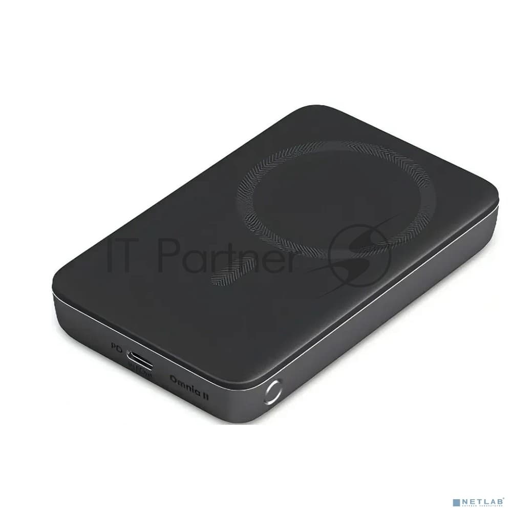 Портативный аккумулятор Aukey Magnetic2 10000 Qi2 черный