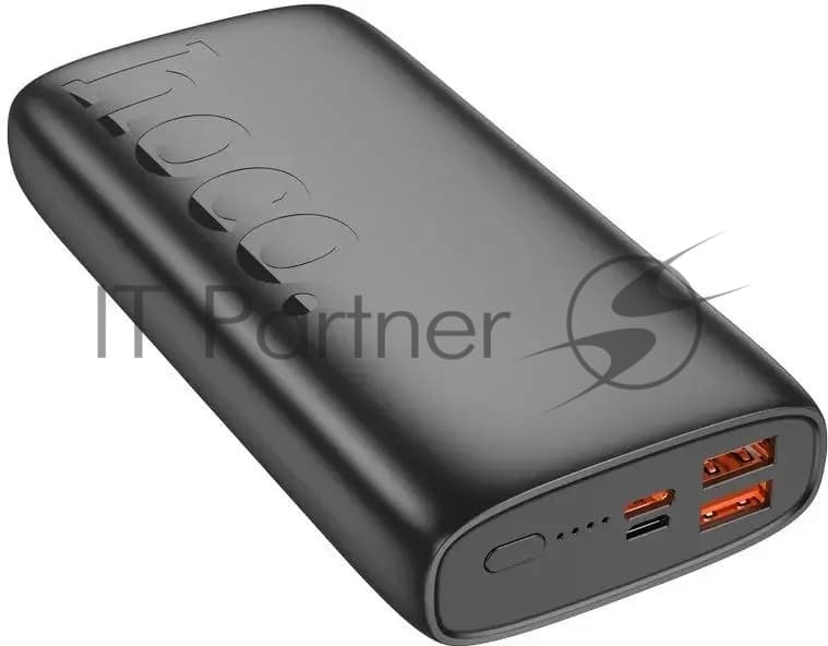 Портативный аккумулятор Hoco J122A Respect 20000mAh QC/PD 22.5W 3A USB-A/USB-C черный