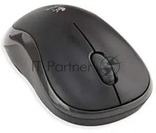 Мышь беспроводная Logitech B175 черный, 1000 dpi, радиоканал, USB, кнопки - 3