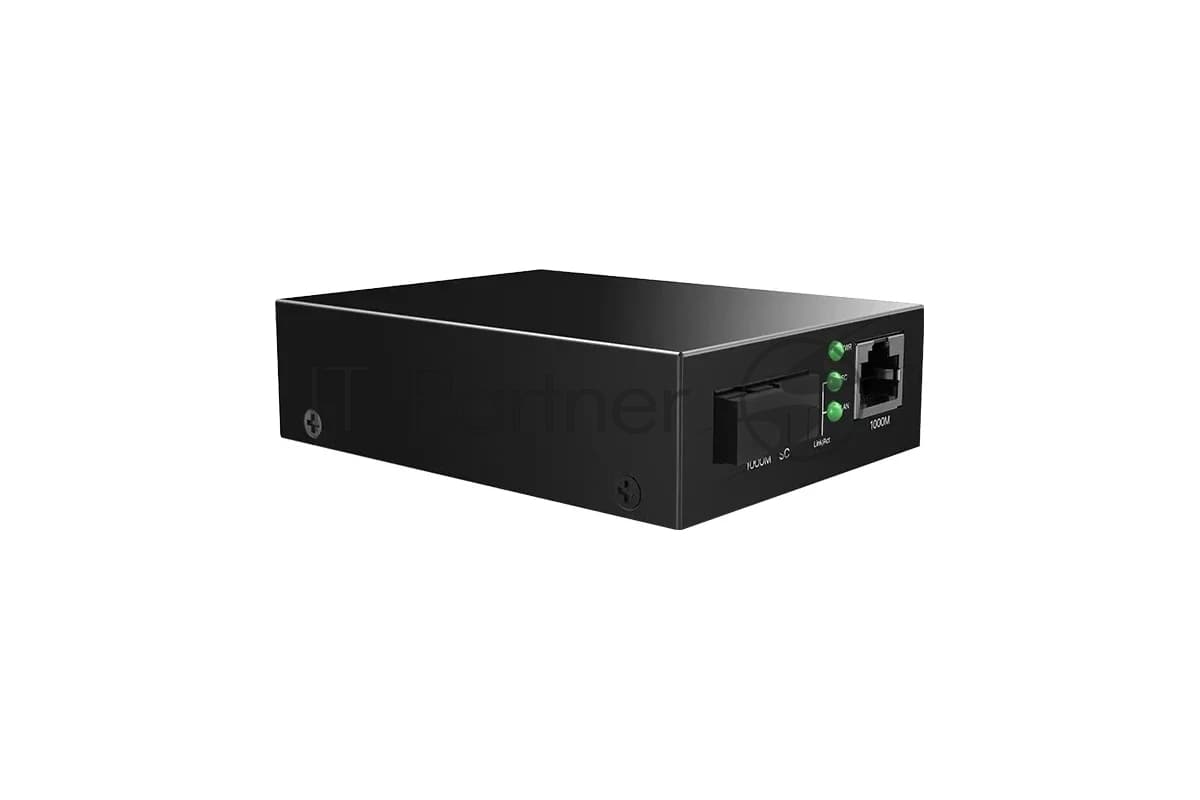 Tenda TFC300A Медиаконвертер одномодовый, RJ-45x1 Гбит/с, SCx1 Гбит/с, до 3 км