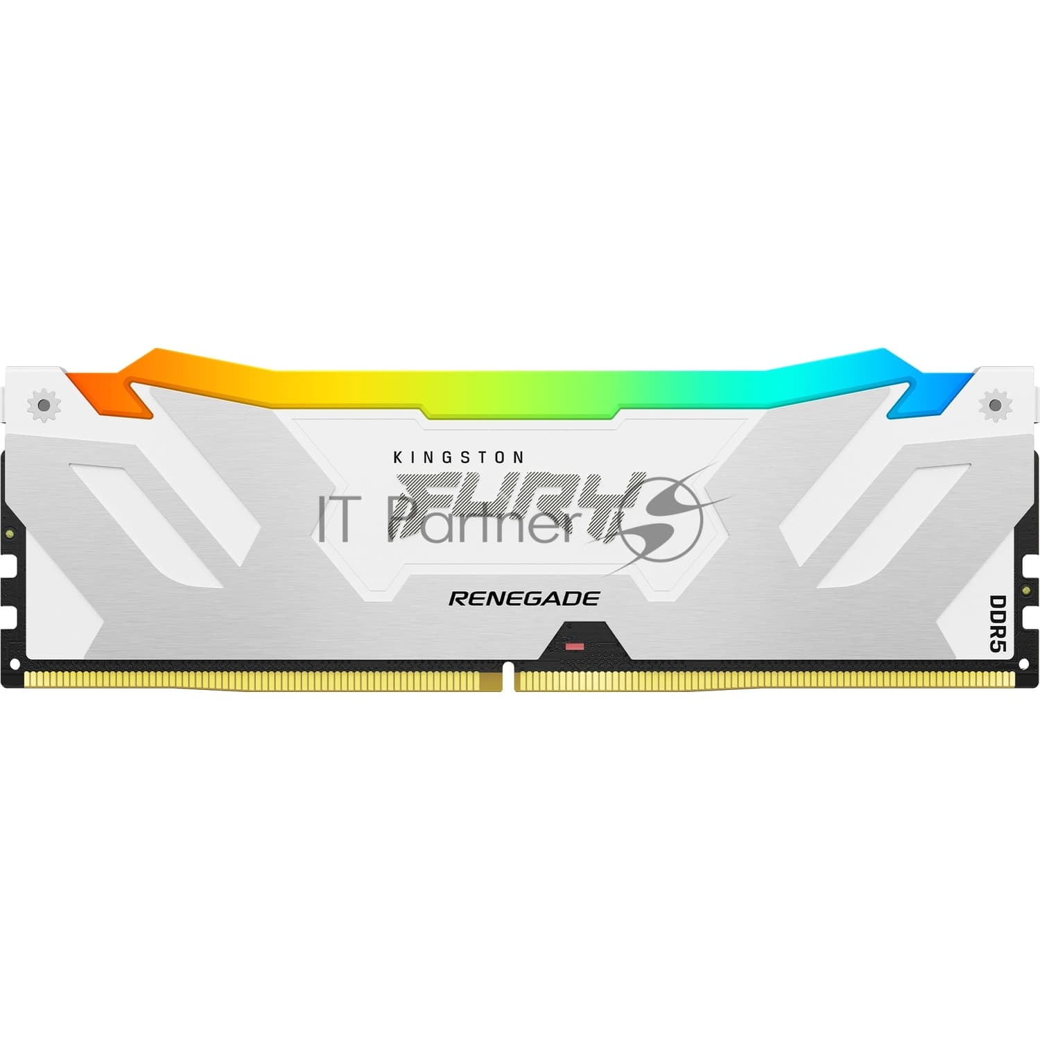 Оперативная память Kingston Fury Renegade, DDR5, 32Gb (2x16Gb), 7600MHz, CL38, DIMM, радиатор, RGB, белый