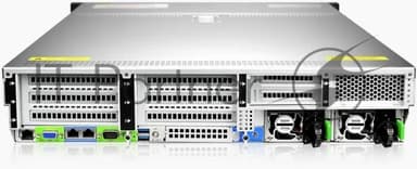 Серверная платформа Gooxi SR201-D12R-NV-G2 2U 12 bay server with NVME bp,based on AMD 9004 2 riser cards of PCIe5.0(X32 to x16x16) 2x rear SAS/SATA 2x rear NVME 1300W 1+1 PSU EU power cables rail kit