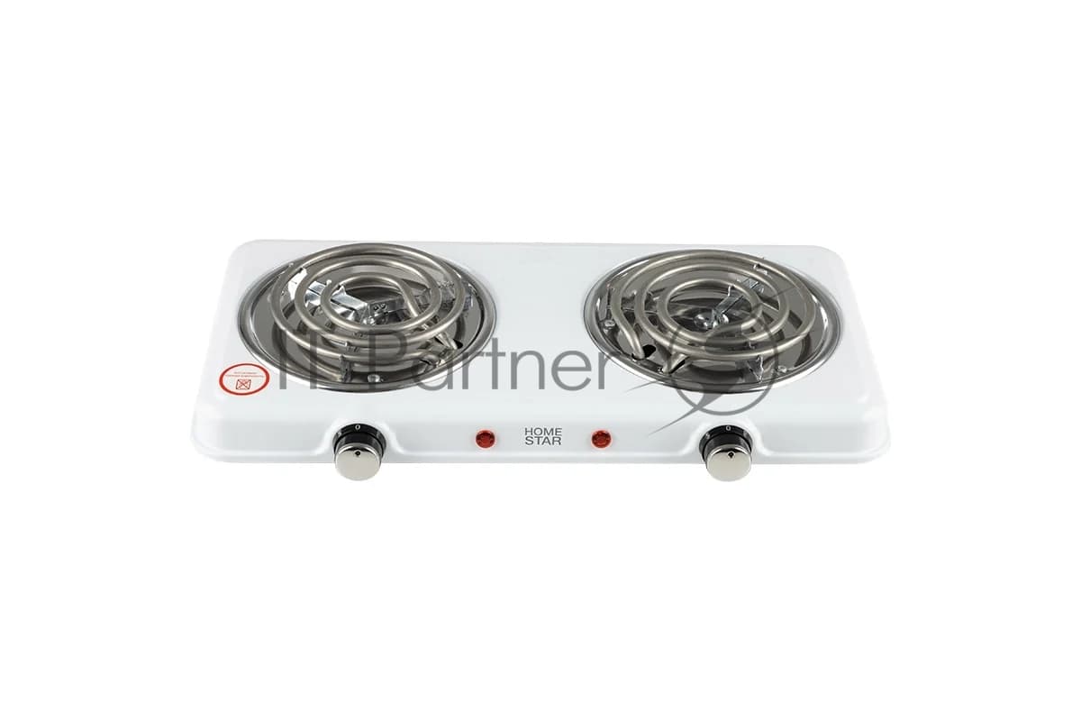 Плитка электрическая Homestar HS-1109, 2 конф, белый, ТЭН
