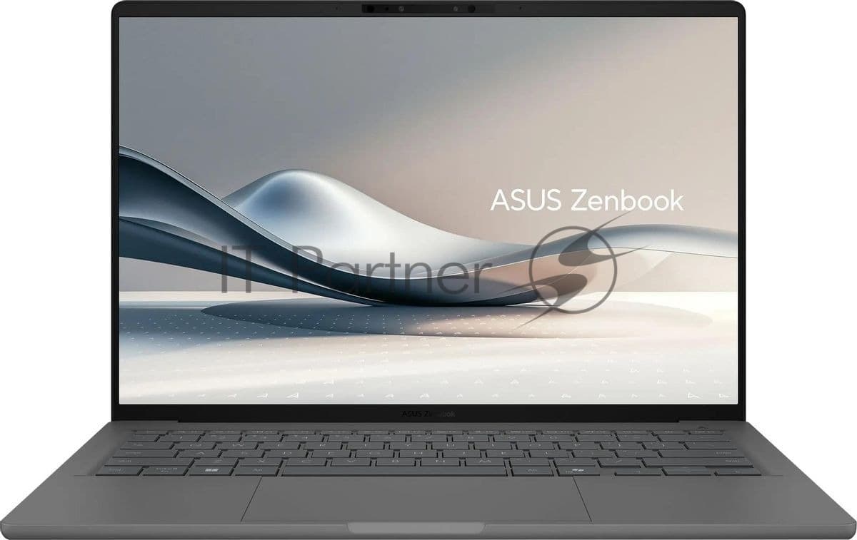 Ноутбук Asus Zenbook 14 UX3407QA-QD267W Snapdragon X X1-26-100 16Gb SSD 512Gb Qualcoмм Adreno 14" OLED WUXGA (1920x1200) Windows 11 Home grey WiFi BT Cam Bag (90NB1502-M00DN0)