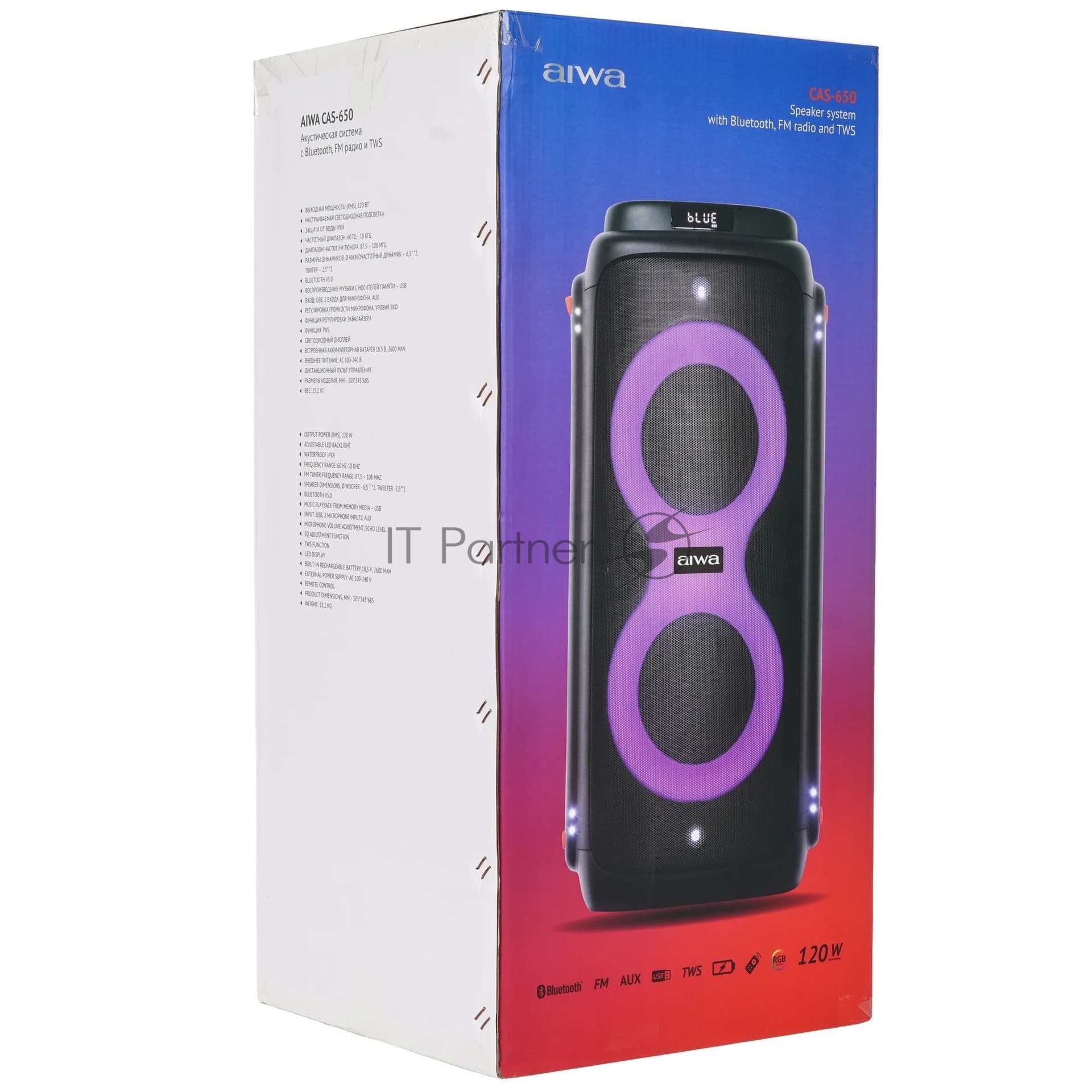 Минисистема AIWA CAS-650 черный