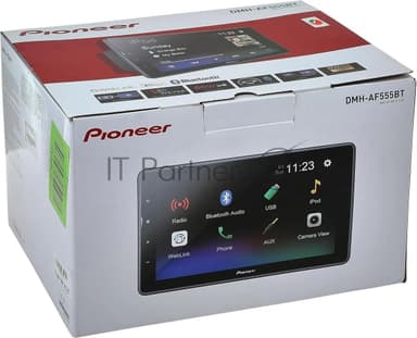 Автомагнитола Pioneer DMH-AF555BT, 2 DIN, 9", Bluetooth, USB Type-A, AUX