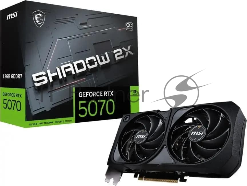 Видеокарта мятая упаковка PCIE16 RTX5070 12GB RTX 5070 12G SHADOW 2X MSI