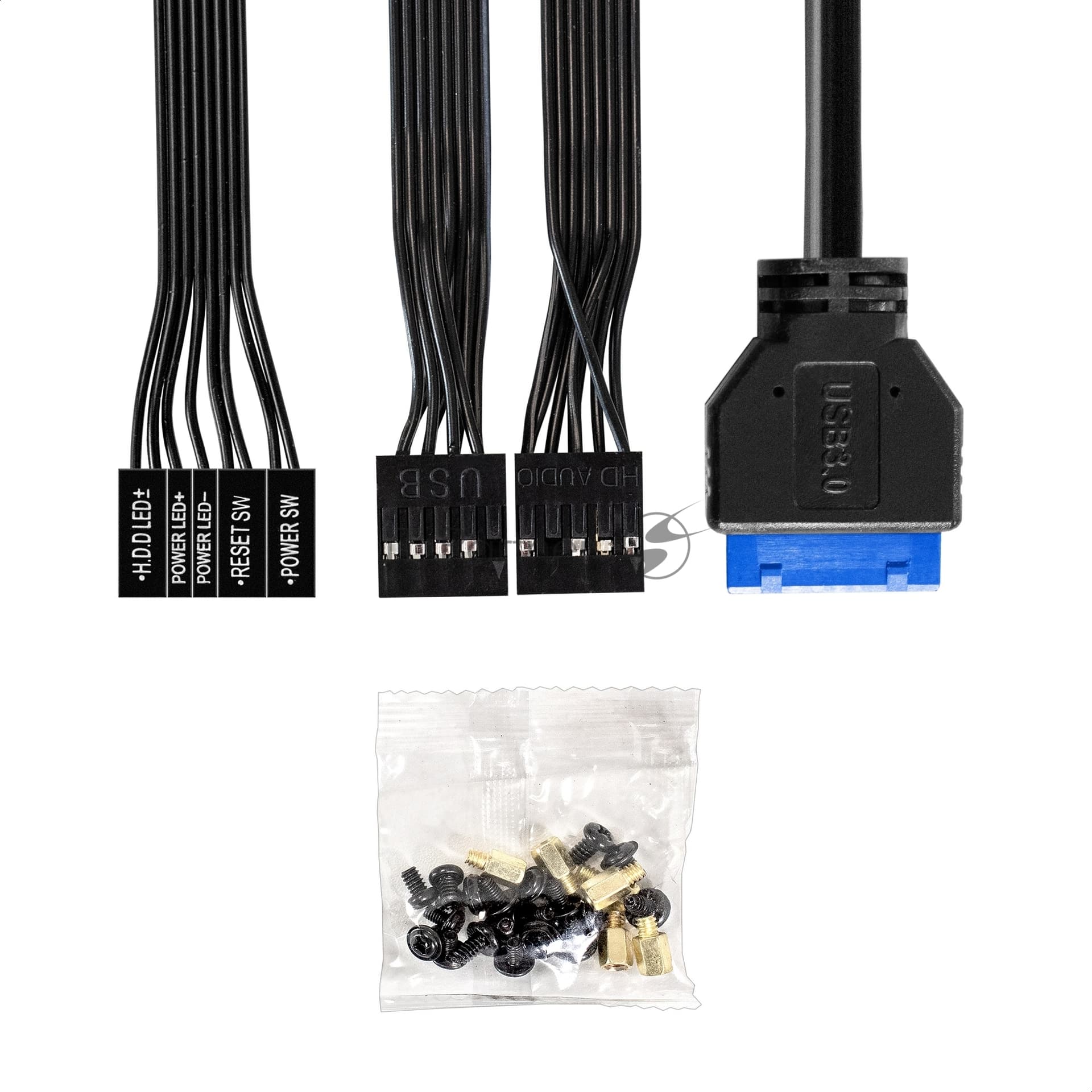 Компьютерный корпус Minitower ExeGate BAA-403U2-AAA400 (mATX, БП AAA400 с вент. 8см, 1*USB/2*USB 3.0, HD Audio, черный)