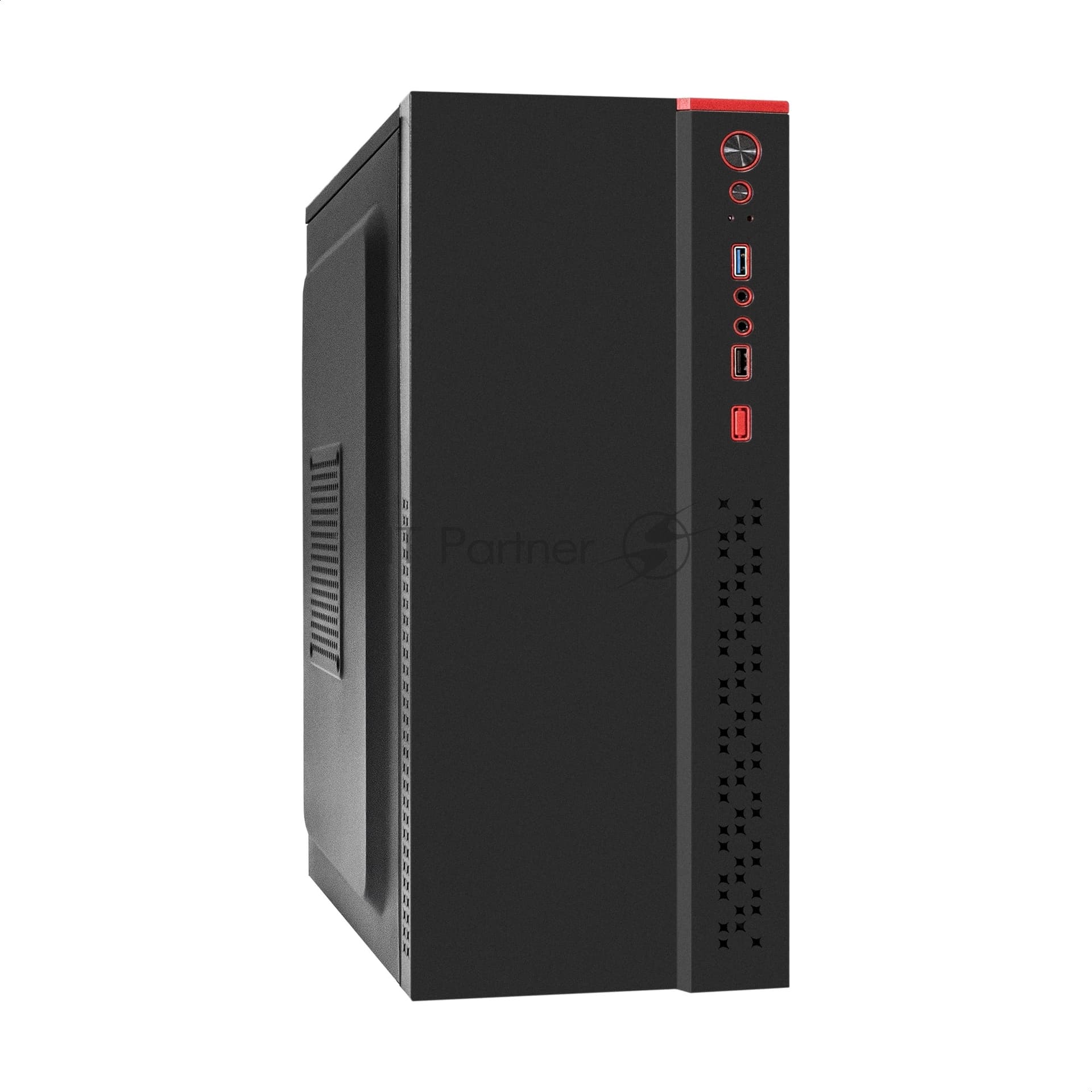 Компьютерный корпус Miditower ExeGate AA-443U-AA400 (ATX, AA400 8 см, 2*USB+1*USB 3.0+HD Audio, черный)