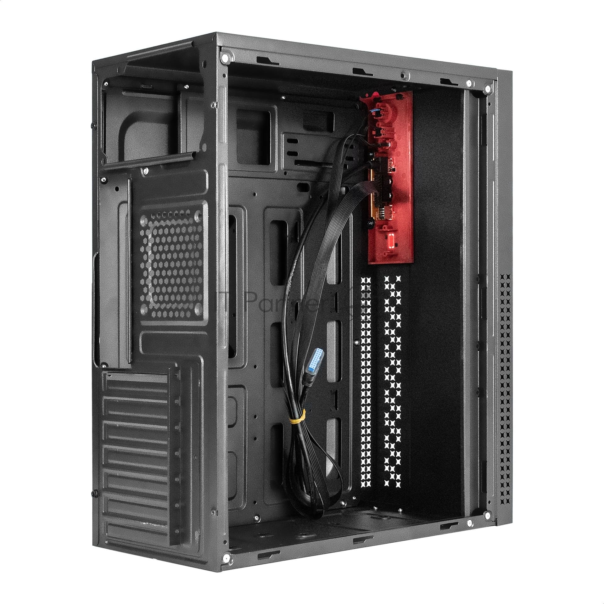 Корпус Miditower ExeGate AA-443U (ATX, без БП, 1*USB+1*USB3.0+HD Audio, черный) <EX298134RUS>