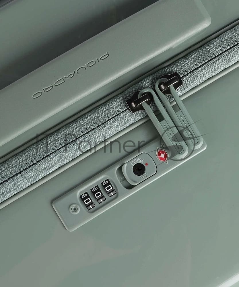 Чемодан Piquadro PQ LIGHT BV4427PQL/VE поликарбонат, зеленый