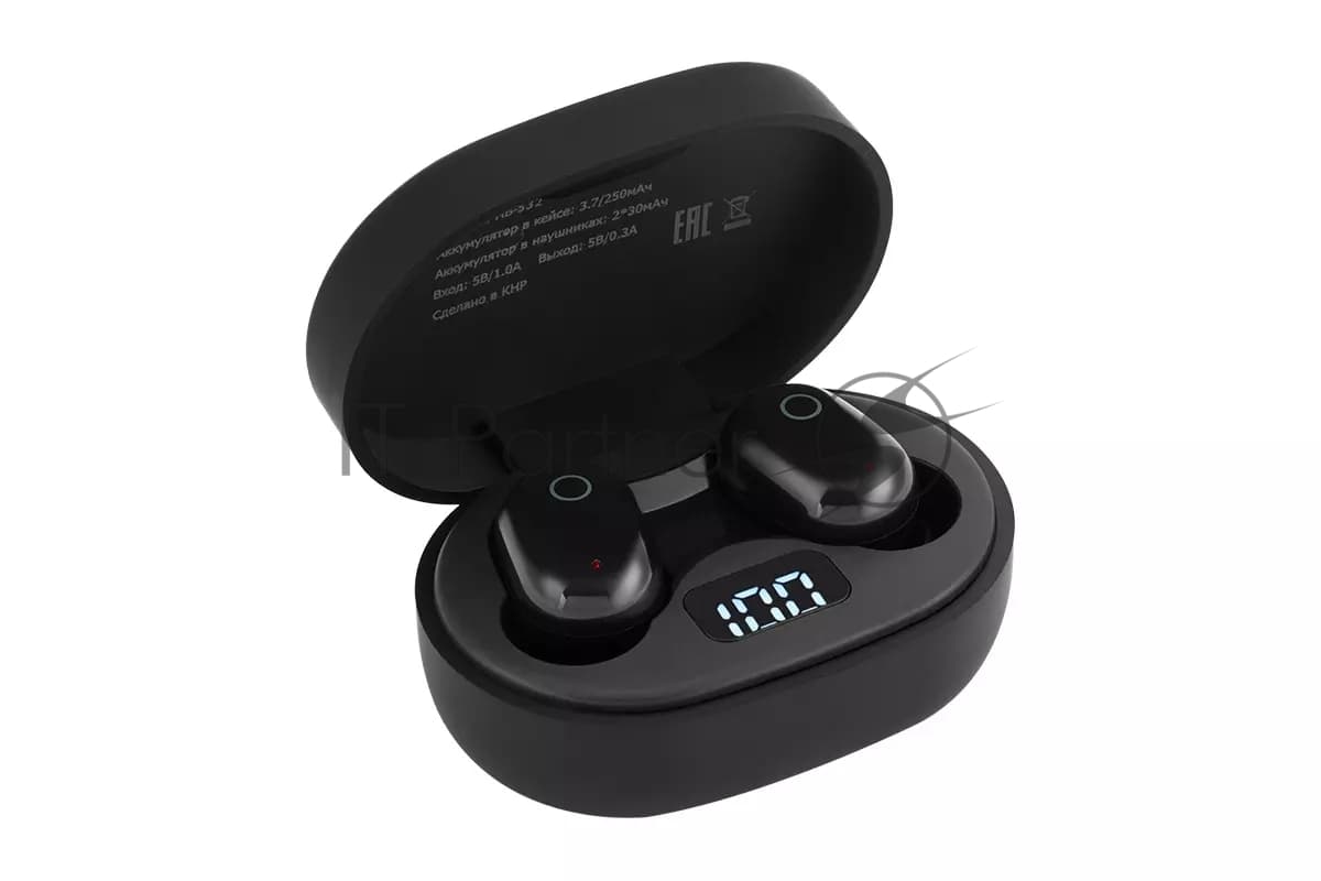 Наушники TWS Harper HB-532 черный, внутриканальные, Bluetooth, до 3.5 ч
