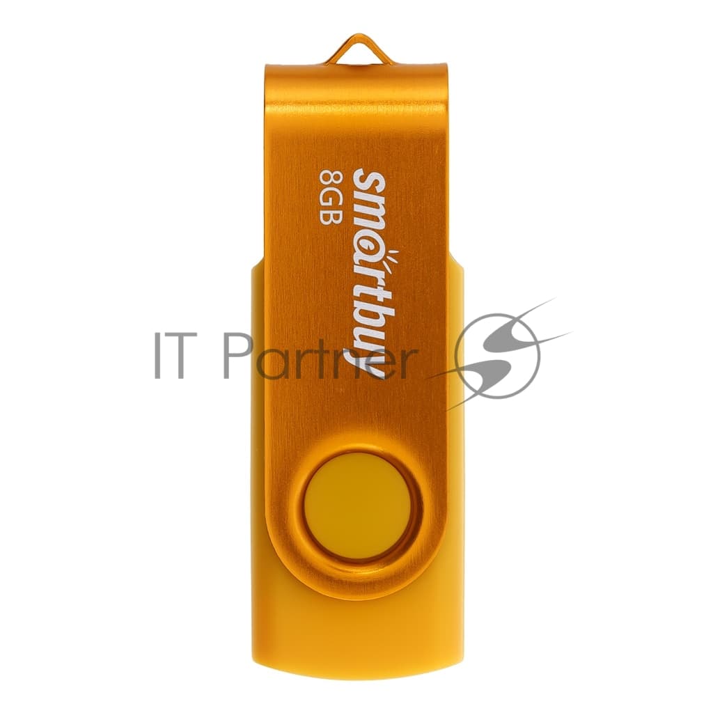 Флешка USB Smartbuy Twist Yellow (SB008Gb2TWY), 8Gb, USB 2.0, R/W 15/5, желтый