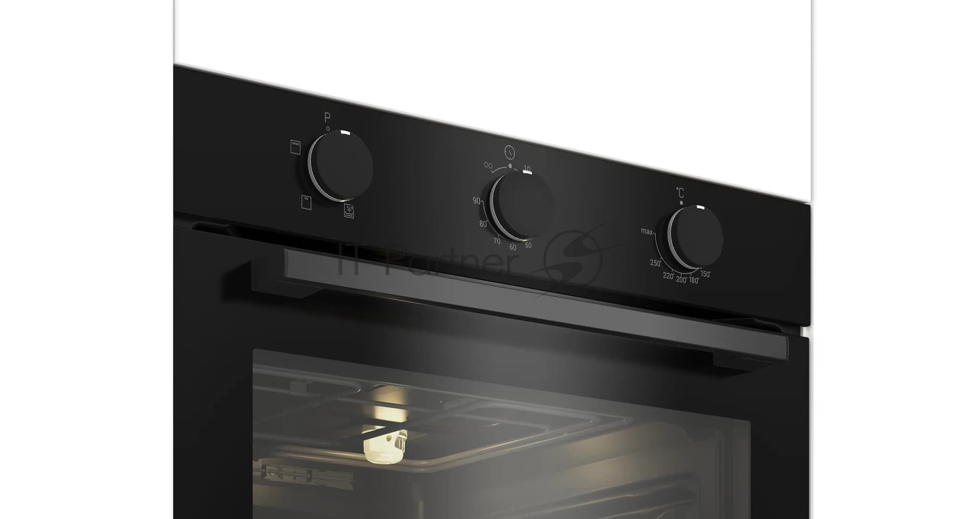 Электрический духовой шкаф Indesit IBFTE 2430 BL черный