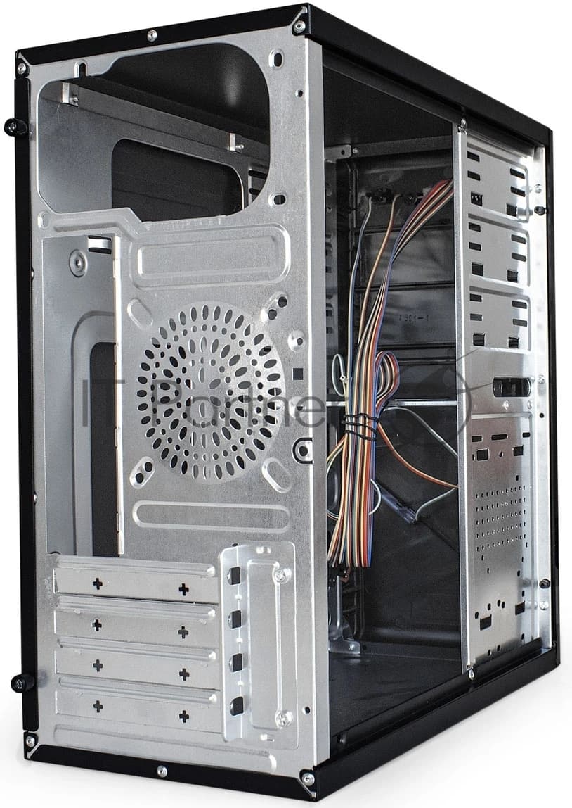 Компьютерный корпус Minitower ExeGate BA-202-UNS400 (mATX, БП UNS400 с вент. 12см, 2хUSB, аудио, черный)