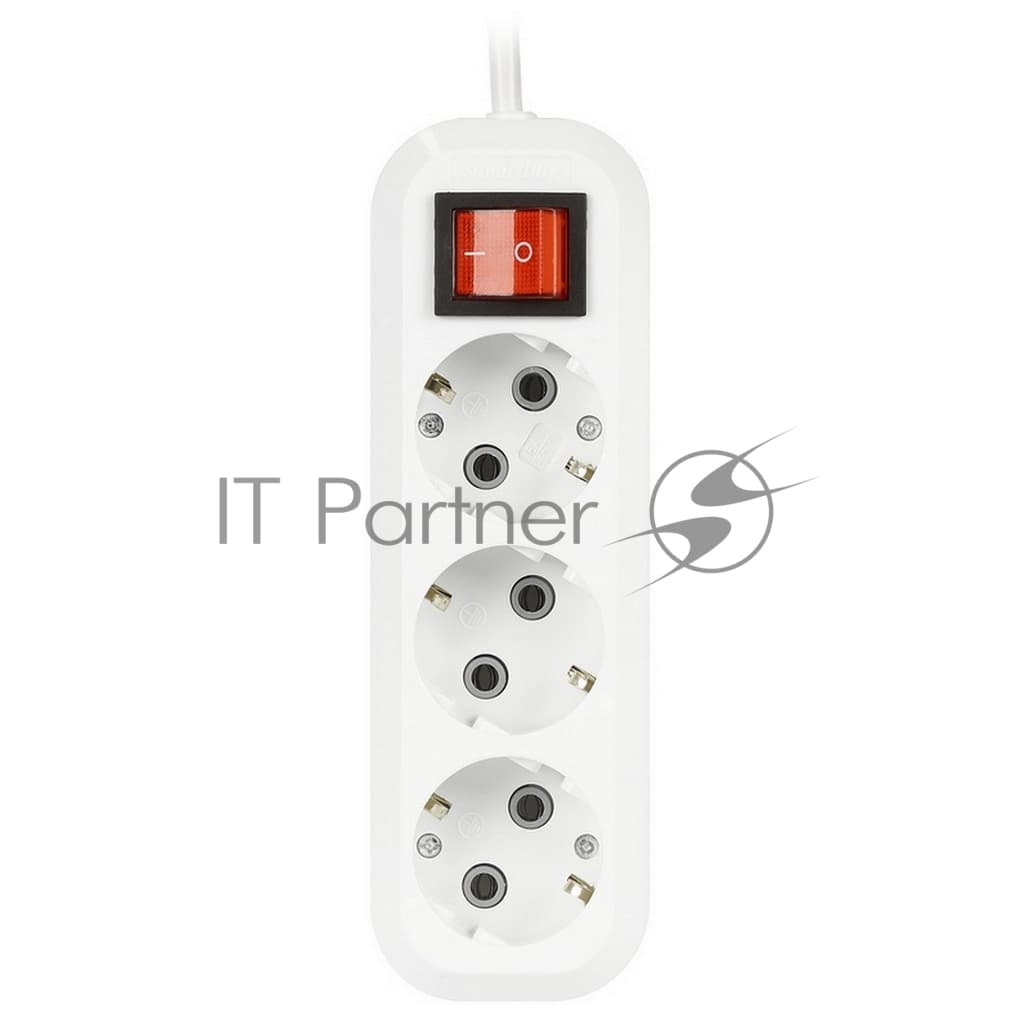 Удлинитель Smartbuy (SBE-16-3-10-ZS) 3 гнз х 10 м (16А/3.5кВт, ПВС 3х1.0)