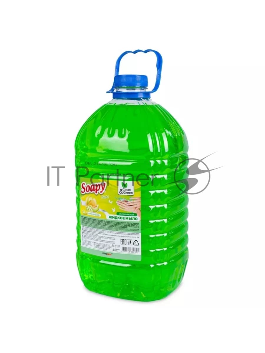 Жидкое мыло "Soapy" Light "Зеленая дыня" 5 л. Clean&Green CG8230