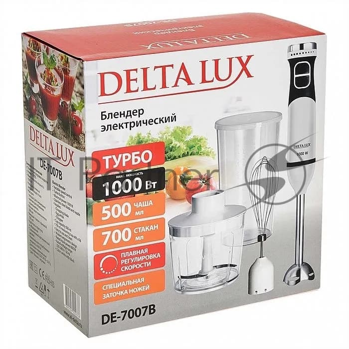 Блендер погружной DELTA LUX DE-7007B
