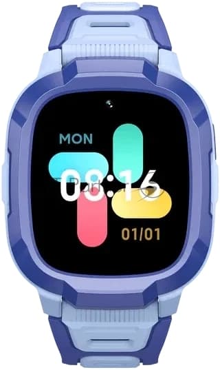 Детские умные часы Mibro Kids P6, 1.4" TFT, 4G, Bluetooth, USB Type-C, IPX7/WR20, синий